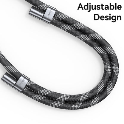 USAMS ZB316 Adjustable Phone Rope(Pink+Dark Purple)