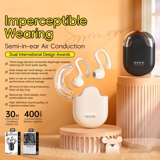WK WS-03 Yindou Ear-mounted Air Conduction Bluetooth Earphone(Black)