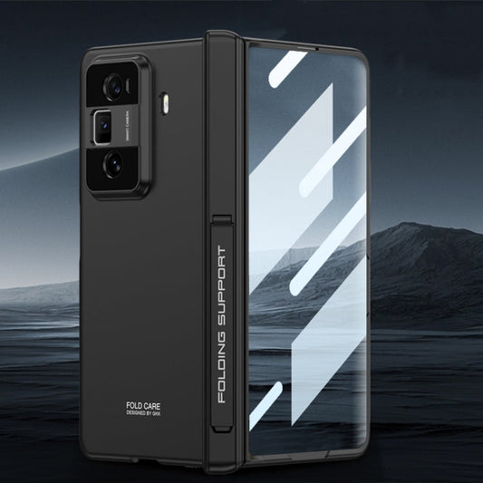 Pour la coque de téléphone tout compris à charnière pliante magnétique intégrée GKK Honor Magic Vs3 (noir)