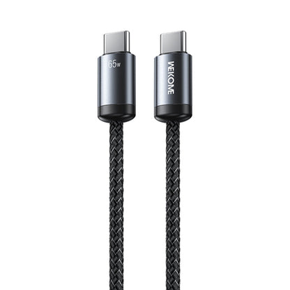 WK WDC-35 Raython Gen2 1m PD65W Type-C to Type-C Fast Charging Data Cable(Black)