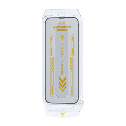 For iPhone 15 WK WTP-085 Speedy Series Dust-free Warehouse Anti-peeping Tempered Glass Film