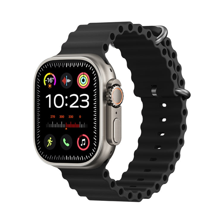Montre Intelligente WK WH-02 Traveler 2.01 pouces avec Surveillance de l'Oxygène Sanguin (Noir)