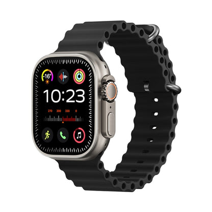 Montre Intelligente WK WH-02 Traveler 2.01 pouces avec Surveillance de l'Oxygène Sanguin (Noir)