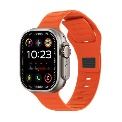 Montre intelligente WK WH-02 Traveler 2,01 pouces prenant en charge la surveillance de l'oxygène sanguin (Orange)