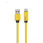 WK WDC-27a Elastic Genuine Silicone 1m 66W USB to Type-C Fast Charging Data Cable(Yellow)