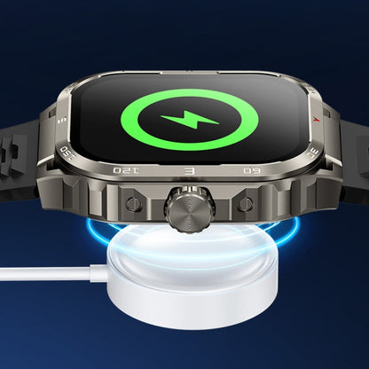 WK WH-03 2.01 inch Smart Watch Supports Bluetooth Calls(Black)