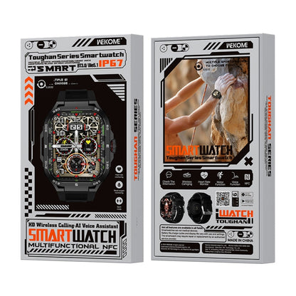 WK WH-03 2.01 inch Smart Watch Supports Bluetooth Calls(Black)