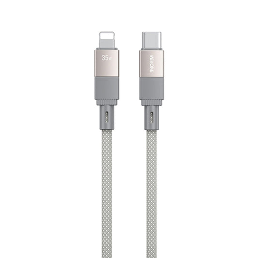 WK WDC-47 Magneto Series 1m PD35W Type-C to 8 Pin Fast Charging Magnetic Data Cable(Grey)