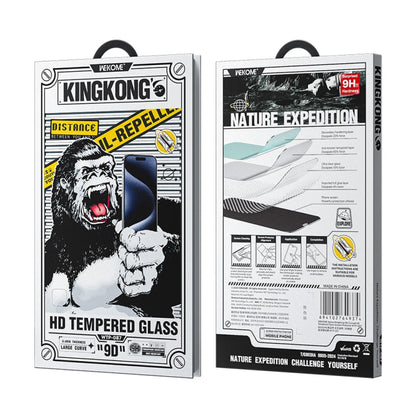 For iPhone 16 / 15 WK WTP-087 Space King Kong 9D Curved HD Tempered Glass Screen Protector