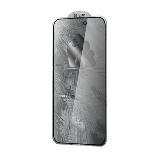 For iPhone 16 Pro WK WTP-088 Space King Kong 9D Curved 28 Degree Privacy Tempered Glass Film