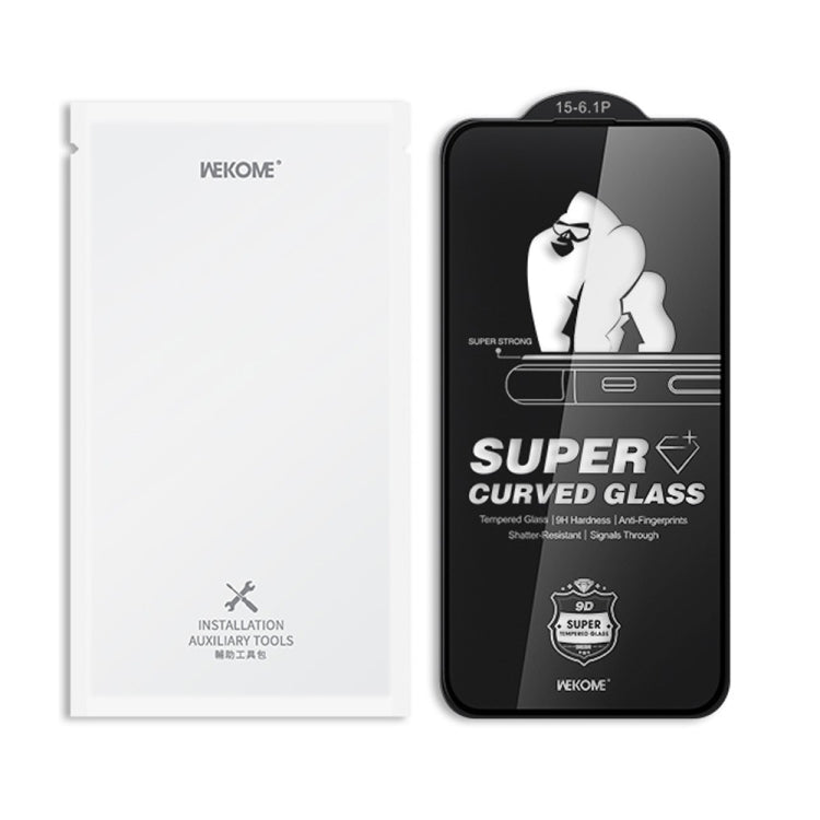 For iPhone 16 Pro Max WK WTP-092 King Kong 6D Curved 28 Degree Privacy Tempered Glass Film
