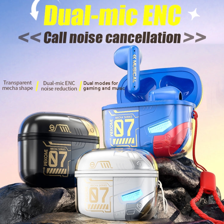 WEKOME WS-07 Armor ENC Noise Reduction Wireless Bluetooth Earphone(Blue)