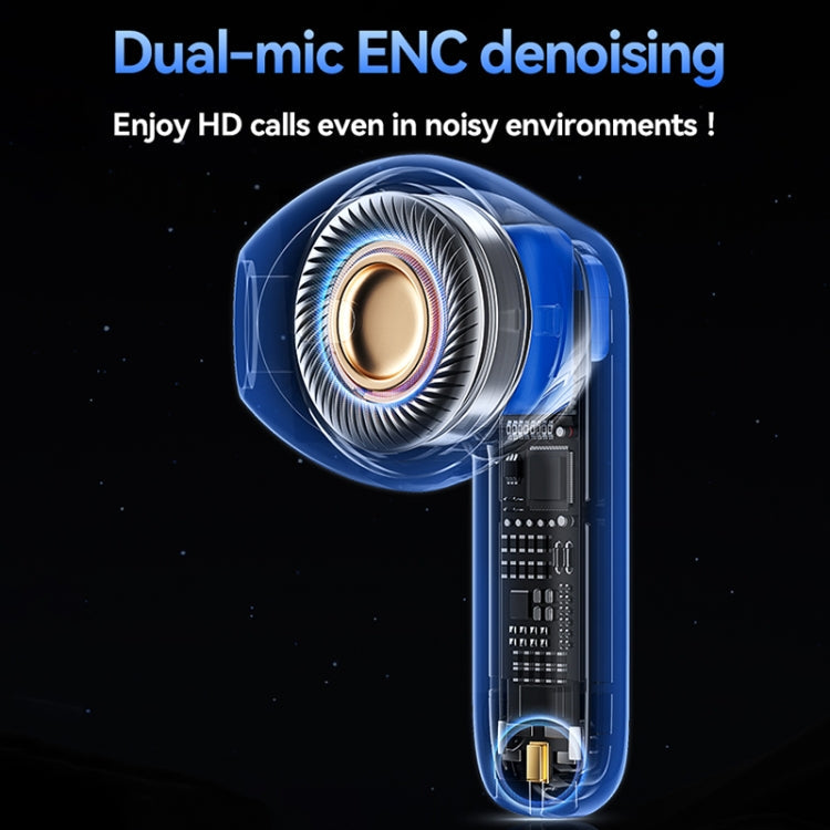 WEKOME WS-07 Armor ENC Noise Reduction Wireless Bluetooth Earphone(Blue)