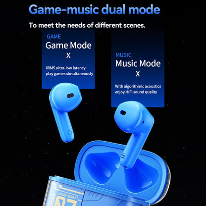 WEKOME WS-07 Armor ENC Noise Reduction Wireless Bluetooth Earphone(Blue)