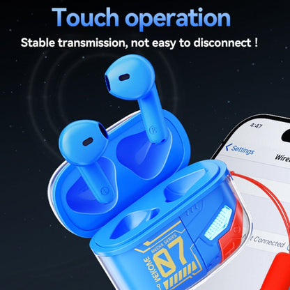 WEKOME WS-07 Armor ENC Noise Reduction Wireless Bluetooth Earphone(Blue)