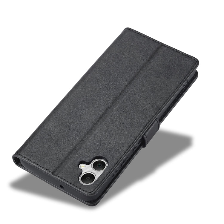 For Samsung Galaxy A06 4G LC.IMEEKE Calf Texture Leather Phone Case(Black)