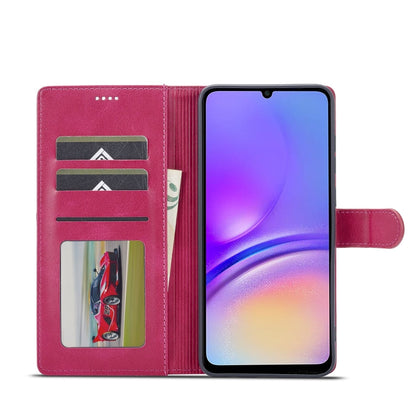 For Samsung Galaxy A06 4G LC.IMEEKE Calf Texture Leather Phone Case(Red)