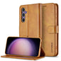 For Samsung Galaxy A56 5G LC.IMEEKE Calf Texture Leather Phone Case(Brown)
