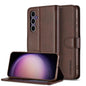 For Samsung Galaxy A36 5G LC.IMEEKE Calf Texture Leather Phone Case(Coffee)
