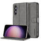 For Samsung Galaxy A26 5G LC.IMEEKE Calf Texture Leather Phone Case(Grey)