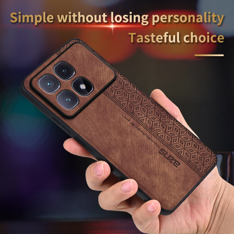 For Redmi K70 Ultra AZNS 3D Embossed Skin Feel Phone Case(Sapphire Blue)