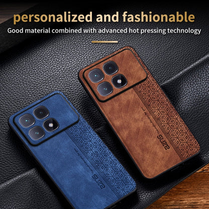 For Redmi K70 Ultra AZNS 3D Embossed Skin Feel Phone Case(Purple)