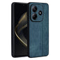 For Redmi Note 14 5G AZNS 3D Embossed Skin Feel Phone Case(Dark Green)