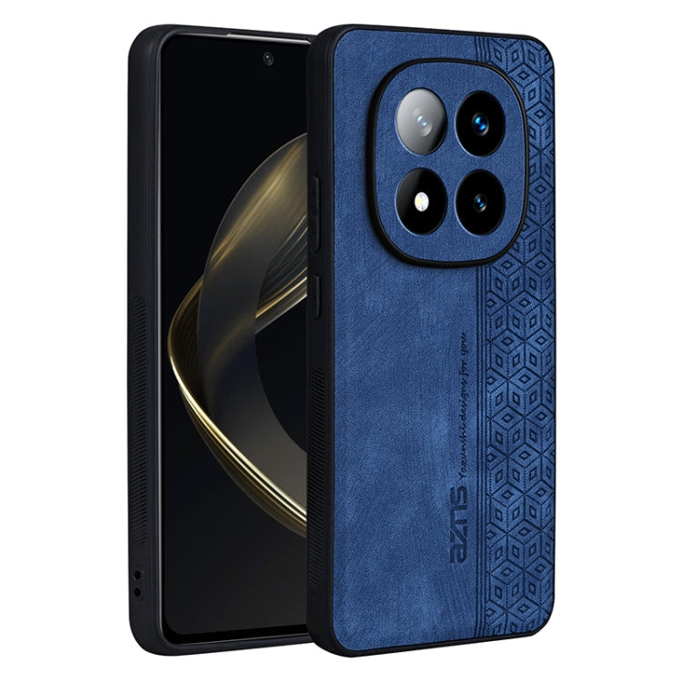 For Redmi Note 14 Pro+ 5G AZNS 3D Embossed Skin Feel Phone Case(Sapphire Blue)