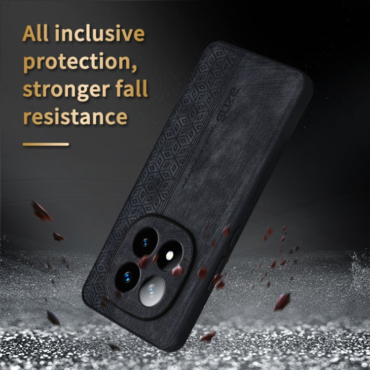 Pour étui de téléphone AZNS 3D gaufré effet peau pour Redmi Note 14 Pro 5G (Vert foncé)