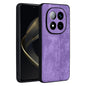 Pour coque de téléphone Redmi Note 14 Pro 5G AZNS 3D gaufrée toucher cuir (Violet)