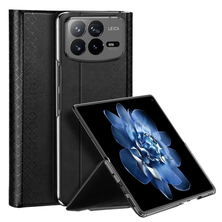 For Xiaomi Mix Fold 4 DUX DUCIS Bril Series PU + TPU Phone Case(Black)