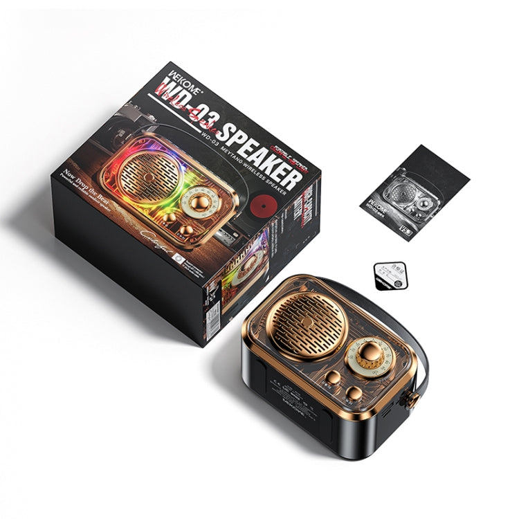 WEKOME WD-03 Meytang Karaoke Wireless Bluetooth Speaker(Black)