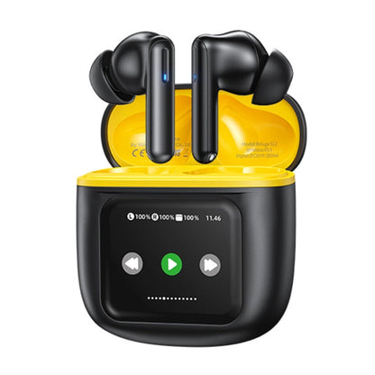WEKOME Beluga S12 Audyhle ENC Noise Reduction Wireless Earphones with Smart Color Screen(Black)