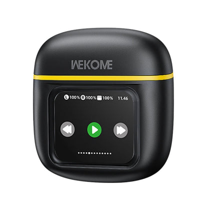 WEKOME Beluga S12 Audyhle ENC Noise Reduction Wireless Earphones with Smart Color Screen(Black)