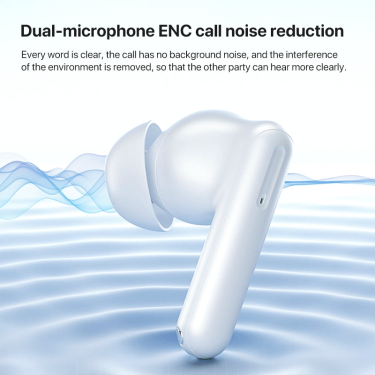 WEKOME Beluga S12 Audyhle ENC Noise Reduction Wireless Earphones with Smart Color Screen(Black)