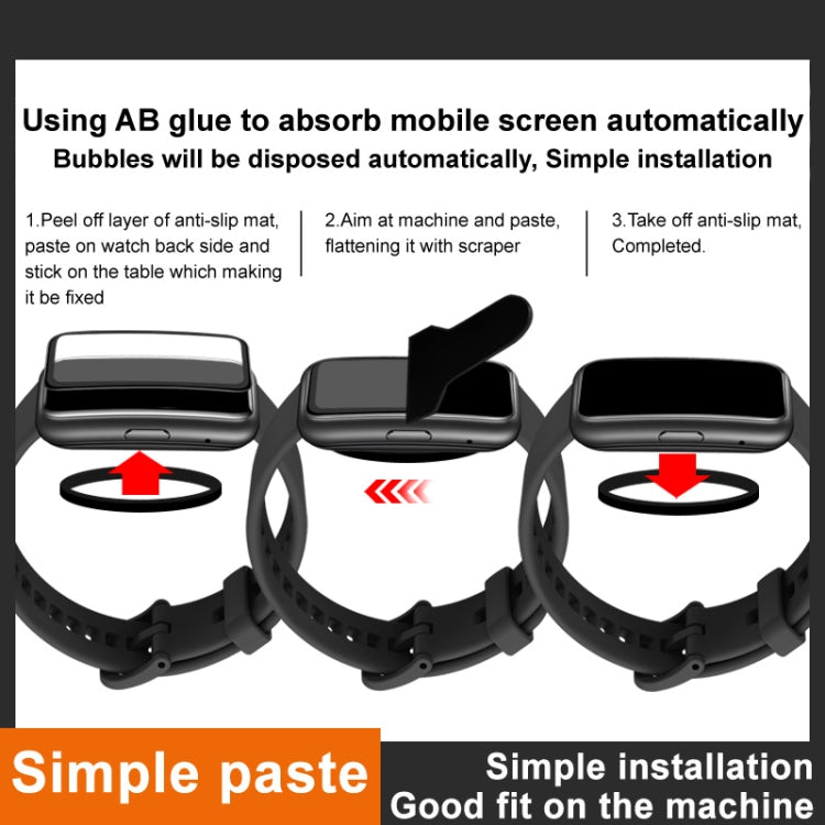 For Redmi Watch 5 Lite imak Plexiglass HD Watch Protective Film