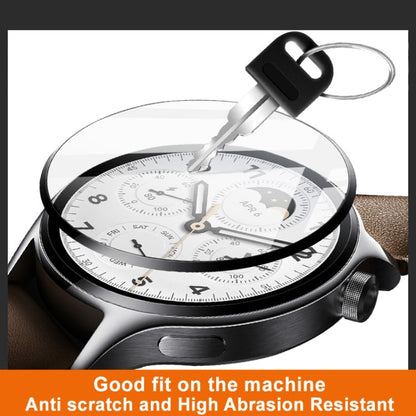 For Garmin fenix E 47mm imak Plexiglass HD Watch Protective Film