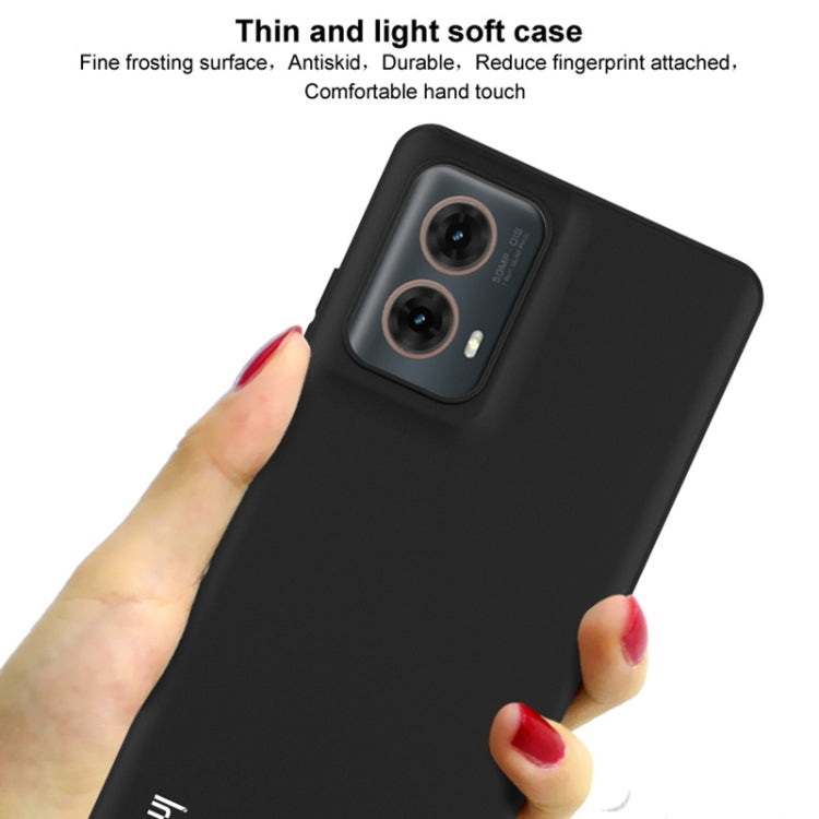 For Motorola Moto G85 5G / S50 Neo 5G IMAK UC-3 Series Shockproof Frosted TPU Phone Case(Black)