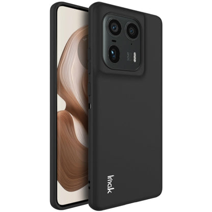 For Motorola Edge 50 Ultra IMAK UC-3 Series Shockproof Frosted TPU Phone Case(Black)
