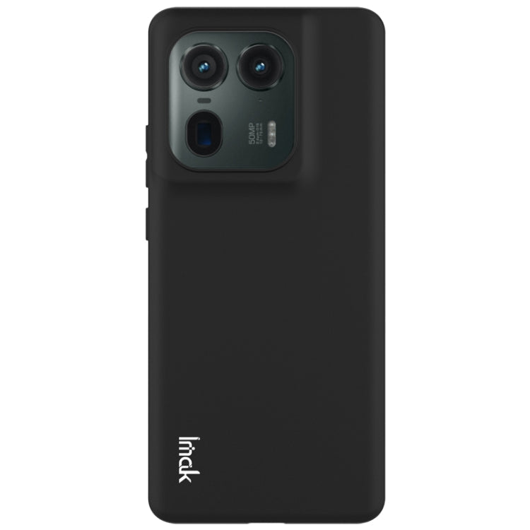For Motorola Edge 50 Ultra IMAK UC-3 Series Shockproof Frosted TPU Phone Case(Black)