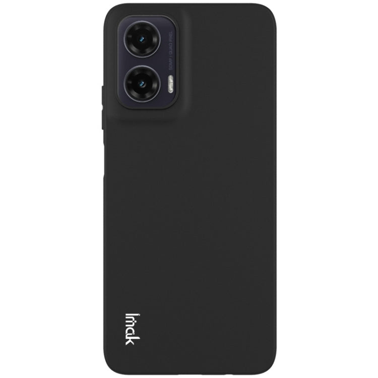Pour Motorola Moto G35 5G Coque de téléphone antichoc en TPU dépoli série IMAK UC-3 (noir)