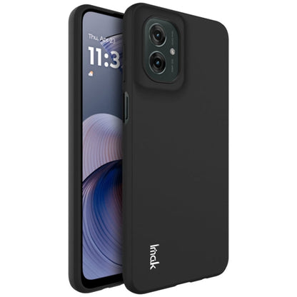 Pour Motorola Moto G55 5G Coque de Téléphone en TPU Givré Antichoc Série IMAK UC-3 (Noir)