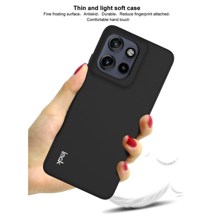 For Motorola Moto S50 5G IMAK UC-3 Series Shockproof Frosted TPU Phone Case(Black)
