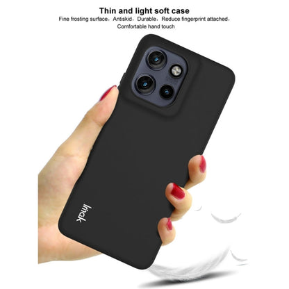 For Motorola Edge 50 Neo IMAK UC-3 Series Shockproof Frosted TPU Phone Case(Black)