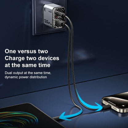 WK WP-U23 Pioneer Series 35W USB-C / Type-C, USB GaN Fast Charger, Plug Type:EU Plug(Tarnish)