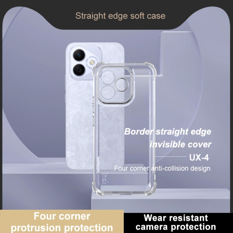 For Honor X60i 5G IMAK UX-4 Series Four-corner Shockproof Phone Case(Transparent)