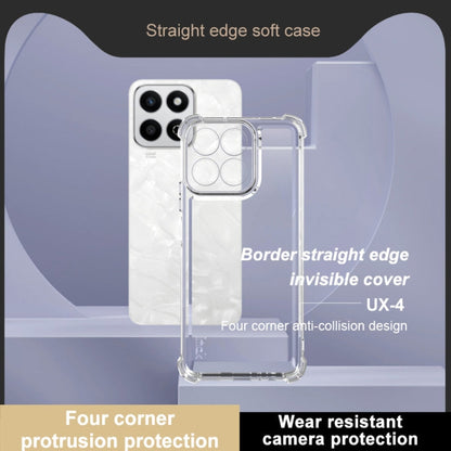 For Honor Play 60 Plus IMAK UX-4 Series Four-corner Shockproof Phone Case(Transparent)