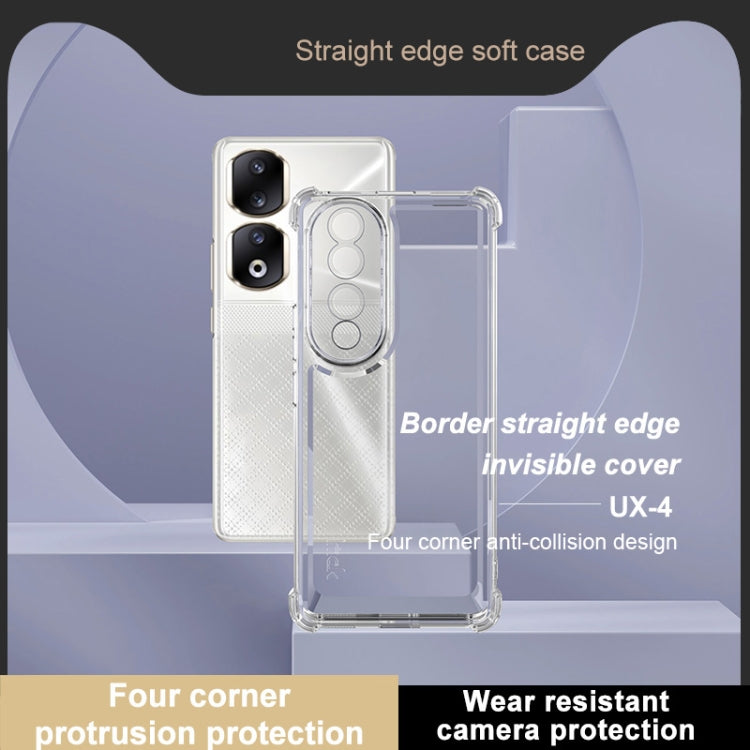 For Honor 90 Pro IMAK UX-4 Series Four-corner Shockproof Phone Case(Transparent)
