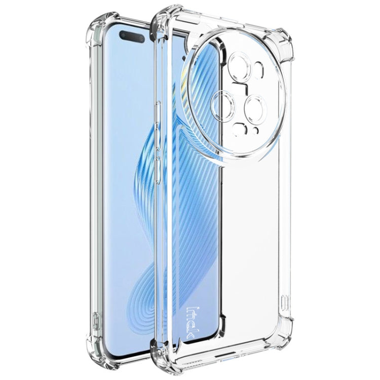 For Honor Magic5 Pro IMAK UX-4 Series Four-corner Shockproof Phone Case(Transparent)