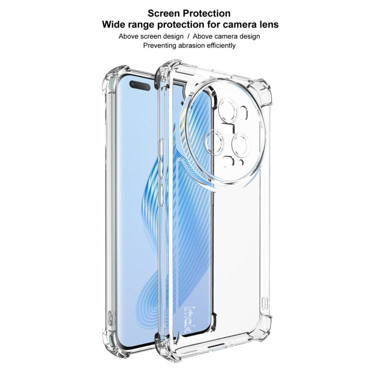 For Honor Magic5 Pro IMAK UX-4 Series Four-corner Shockproof Phone Case(Transparent)